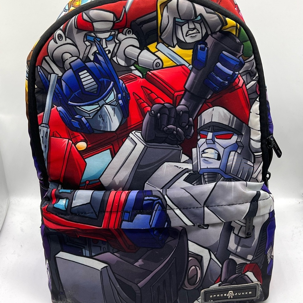 Sprayground Red and Blue Transformers Backpack